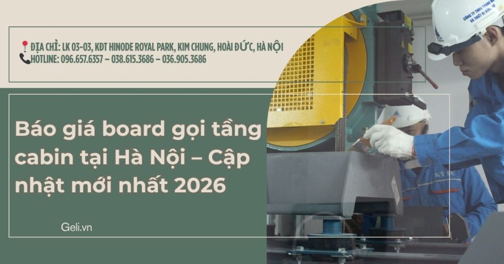 Báo giá board gọi tầng cabin tại Hà Nội – Cập nhật mới nhất 2026 1