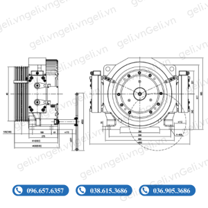 Máy kéo TORIN GTW10XL-132P5 Máy kéo TORIN GTW10XL-132P5
