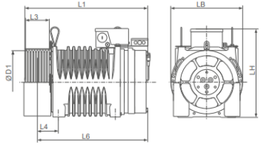 Máy kéo không hộp số Ziehl Abegg SM200.15D-1.0