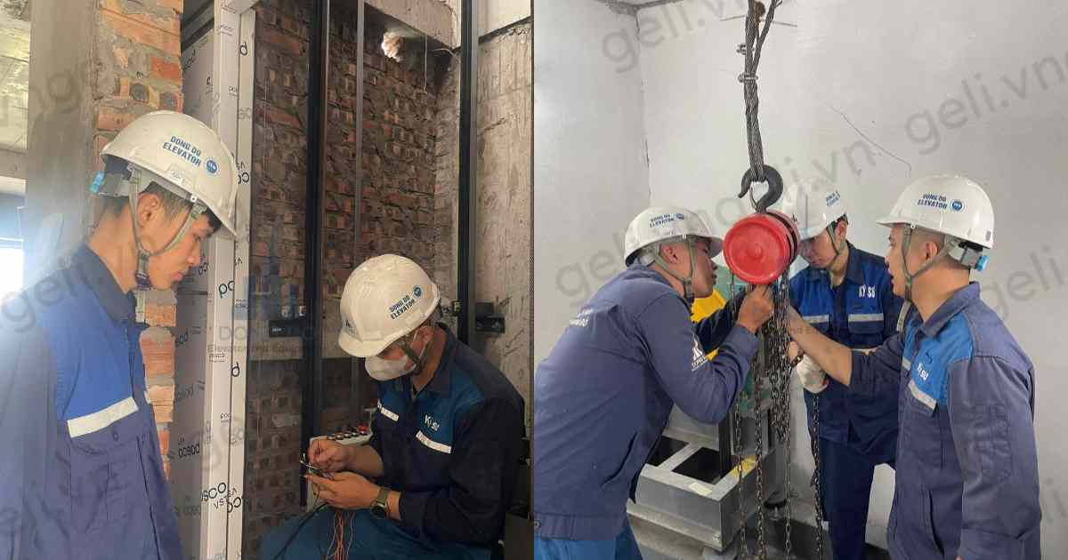 Bánh xe treo cửa thang máy là gì?