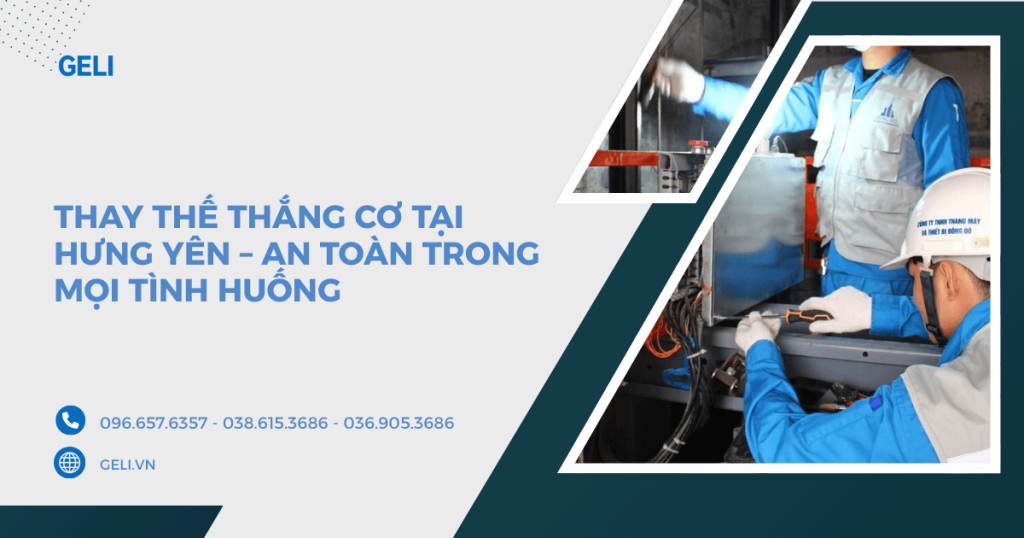 Thay thế thắng cơ tại Hưng Yên – An toàn trong mọi tình huống