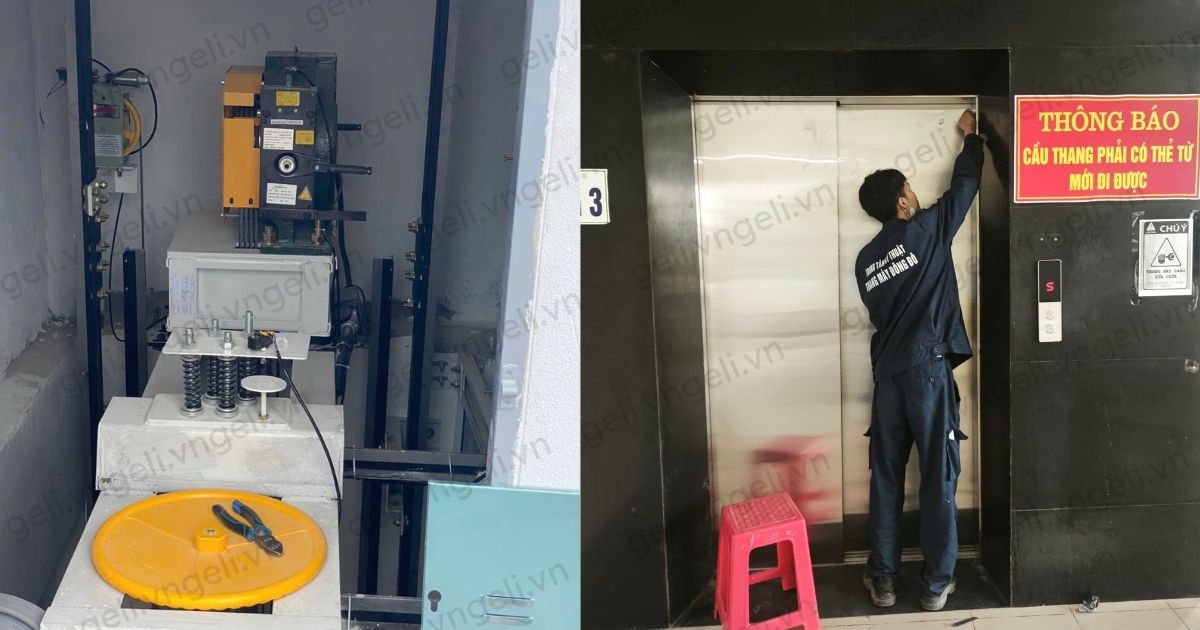 Tủ đầu cabin có bắt buộc phải lắp đặt trong thang máy không